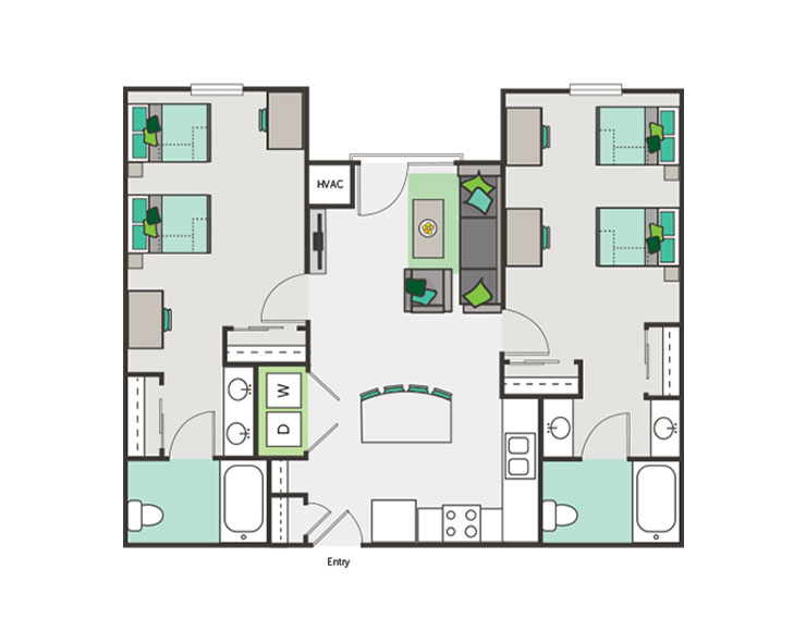 UMass Amherst Apartments | North 116 Flats